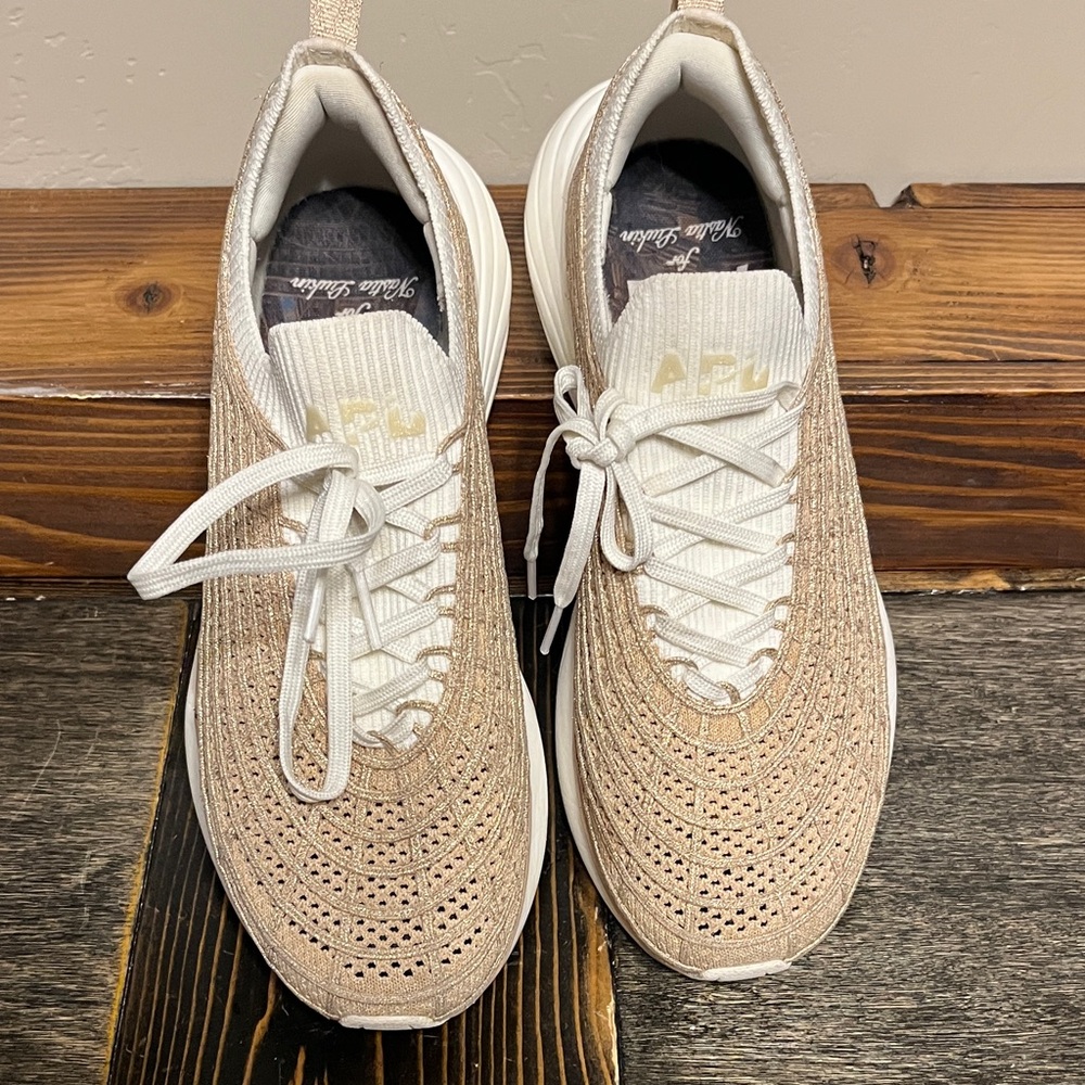 APL X Nastia Liuken TechLoom Zipline Sneakers - Champagne Metallic - Picture 10 of 16